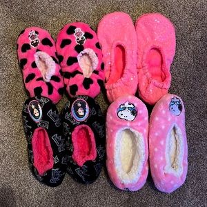 Bundle Of Little Girls Slippers